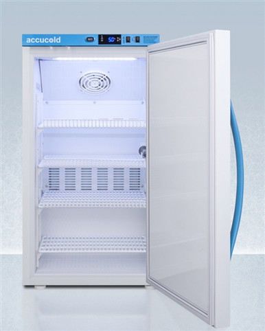 Performance Series Pharma-Vac Accucold 3 cu ft Counter Height Vaccine Refrigerator w/ Solid Door (Temperature Range: 2degC to 8degC)