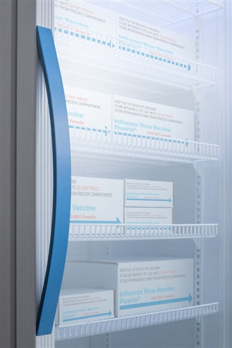 Accucold 3 cu ft Counter Height Vaccine Refrigerator w/ Glass Door (Temperature Range: 2degC to 8degC)