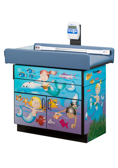 Clinton Theme Series Merry Mermaids Scale Table