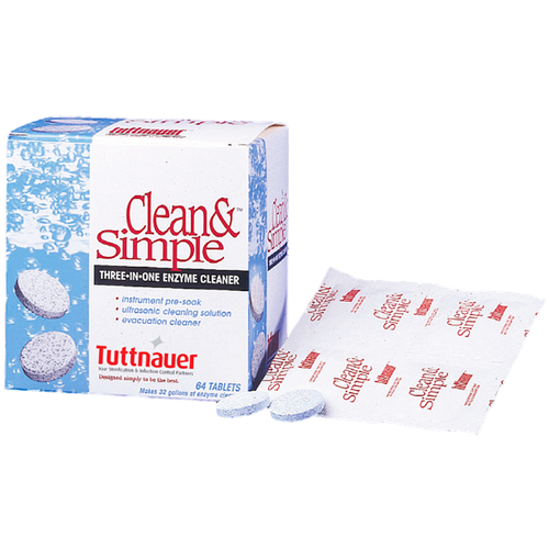Tuttnauer Clean & Simple Ultrasonic Cleaning Tablets