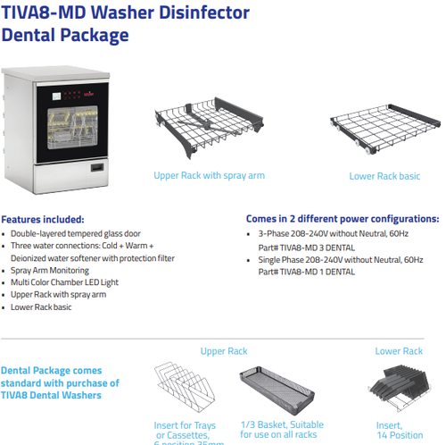 Tuttnauer TIVA 8-MD Washer Disinfector