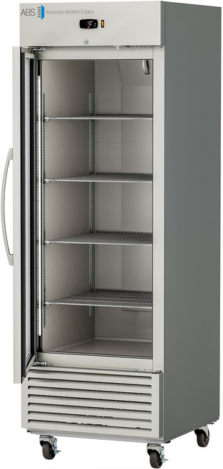 25 cu. ft. Glass Door Stainless Steel Left Hinged Refrigerator  - TAA Compliant