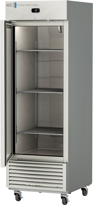 25 cu. ft. Solid Door Stainless Steel Auto Defrost Left Hinged Laboratory Freezer - TAA Compliant