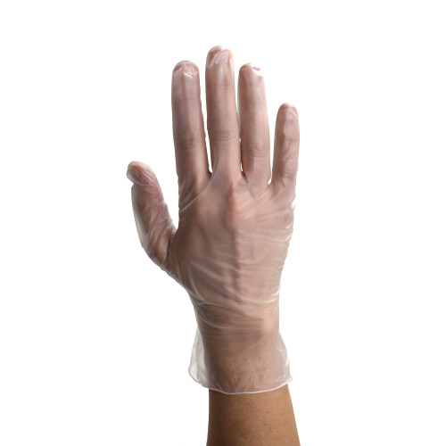 Dynarex 2613 SafeTouch Vinyl Exam Glove Powder Free Large