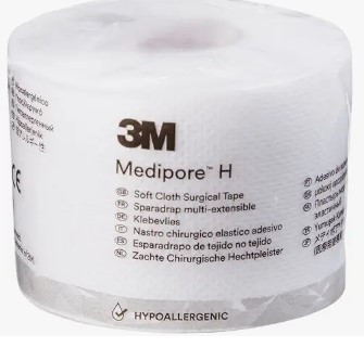 Medipore H Soft Cloth Surgical Tape 2 x 10 yd. (case of 12 rolls)