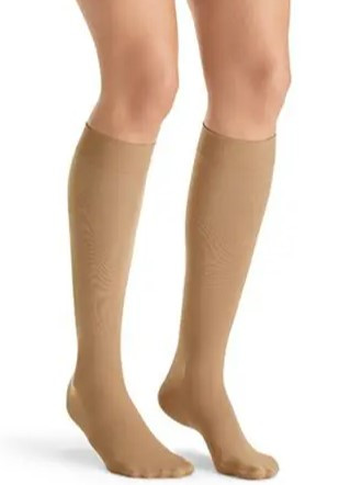 BSN 114810 Jobst Compression Stocking Relief Knee High 15-20mmHG Large Full Calf Beige Closed Toe (Each)