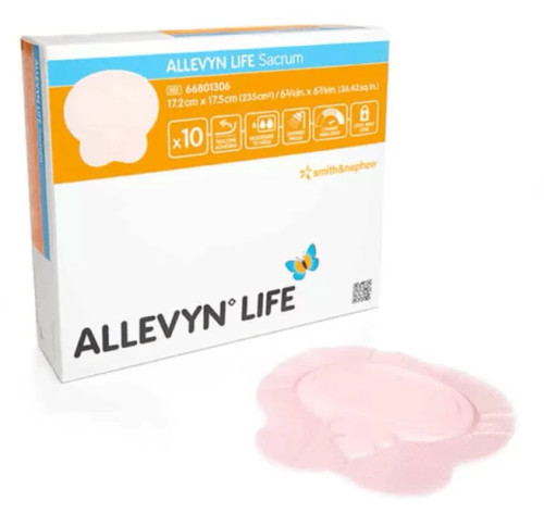Smith and Nephew 66801306 Allevyn Life Silicone Foam Dressing 7 in. x 7 in. (Pack of 60)