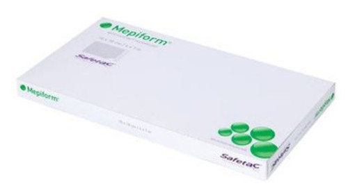 Molnlycke 293200 Mepiform Silicone Sheeting for Scar Reduction, 2 in. x 3 in. (Box of 25)