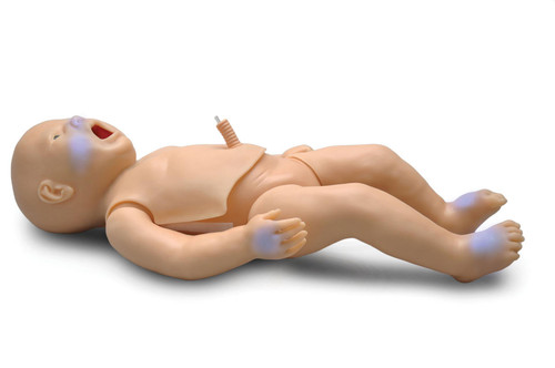 PEDI® Blue Newborn - HLW-Patientensimulator für Neugeborene mit SmartSkin™ und OMNI®