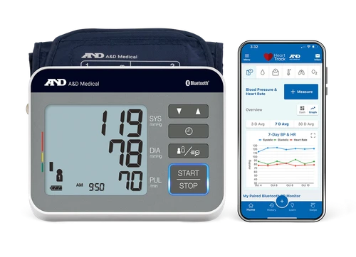 A&D Precision Check Bluetooth Blood Pressure  Monitor