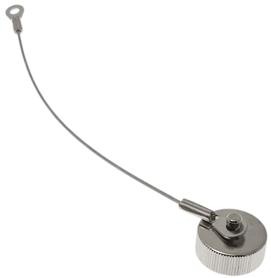 Mencom cap with lanyard
