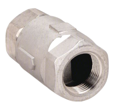 Conbraco stainless steel ball cone spring check valve 1"