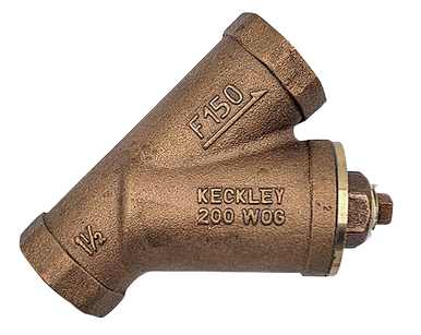 Keckley, 1-1/2" NPT, Bronze Y-Strainer, 125 Lb. Threaded for LYNX washers by Spire Integrated Solutions