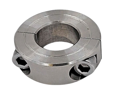 2-Piece stainless steel clamp-on collar v2