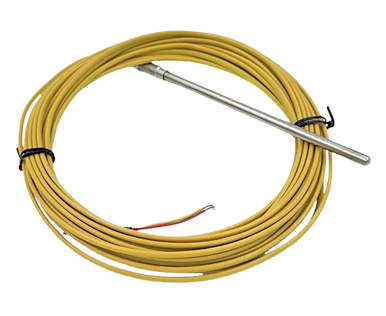 P0107010575 East Coast Sensors MI-K-3-316-6-U-PP360-ST, Type K 1/4"OD 6" SS Sheath Thermocouples 30 foot PVC covered stranded lead wire, sealed end for LYNX washer