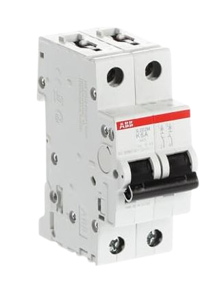 ABB Two Pole, 6A, Circuit Breaker