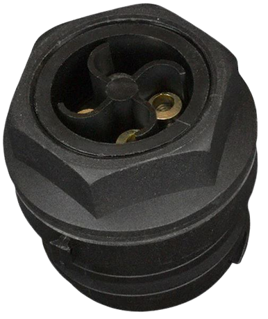 4 conductor bulkhead socket