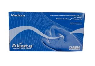 Alasta Soft Fit Nitrile Gloves SIZE M (QTY 100/box)