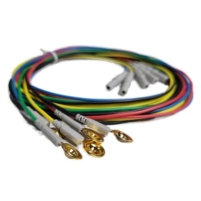 EEG Gold Cup Electrodes (Set of 8).