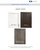 Clinton 8342 Fashion Finish 42" Wall Cabinet w/ 2 doors
