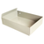 Harloff Aluminum Storage Bin without Divider