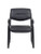 Boss Leather Sled Base Side Chair with Arms