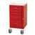 Harloff Emergency Cart, Five Drawers, Short Cabinet with Breakaway Lock