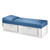 Clinton Upholstered Apron Couch with Double Drawer Storage