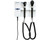 Riester 3653-L2L2-XXXXU Ri-former Wall Diagnostic System - Base Unit with L2 LED Otoscope & L2 LED Ophthalmoscope