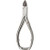 Miltex Nail Nipper, Stainless, Concave Jaws, Double Spring - 5-1/2"