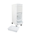 TrippNT Polyethylene MRI Lockable Cart - White, 12" x 35" x 19"