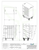 TrippNT ABS Pipette Angled Bin Cart - White