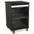 TrippNT Polyethylene Mobile Lab Cabinet - Small, Black and Silver