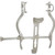 Miltex Pediatrics Balfour Retractor - 4" Spread, Fenestrated Side Blades, Solid Center Blade