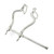 Miltex Gosset Retractor 4" Spread - Blades 1-1/8" x 1-3/8" and 1-1/2" x 1-3/8"