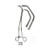 Miltex 6" Satinsky Vascular Clamp - Pediatric Size - Inside Jaws - Length 32.5mm x 7.5mm Width