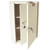 Harloff Heavy Duty  Narcotics Cabinet, Double Door, Double Lock, 4 Keys per Lock, 2 Shelves,  24" H   x  8" D  x 16" W.