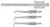 Miltex Eye Dressing Forceps, 4" Full Curved, Serrated