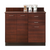 Clinton 42" Base Cabinet with 3 Doors and 2 Drawers