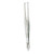 Miltex Graefe Forceps, Standard Jaws 40.5mm Wide, Fine Teeth & Catch - 4-3/8in