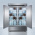 Upright Stainless Steel  refrigerator
