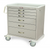 M-Series Wide Short Steel Anesthesia Cart