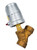 LYNX-Schubert & Salzer bronze angel seat, pneumatic piston actuated valve, 1.5" vertical