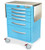 Harloff A-Series Tall LDRP Cart, 6 Drawers, E-Lock
