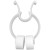 Plastic Nose Clip - Foam  100/BG