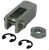 Piston rod clevis