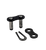 Spring clip connecting link for roller chain