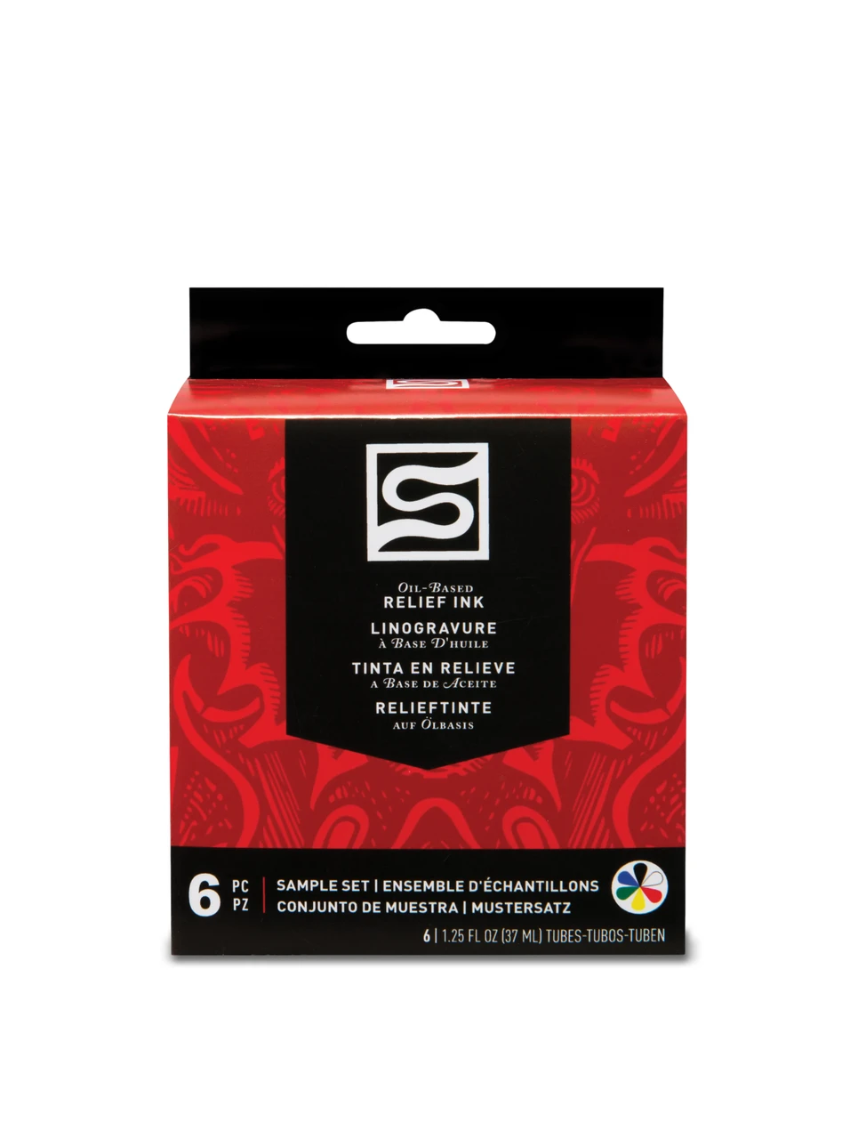 Oil-Based Relief Ink 6-Color Sampler Set