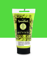 Fluorescent Water-Soluble Block Printing Inks