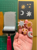 Metallic Water-Soluble Block Printing Ink 4-Color Set